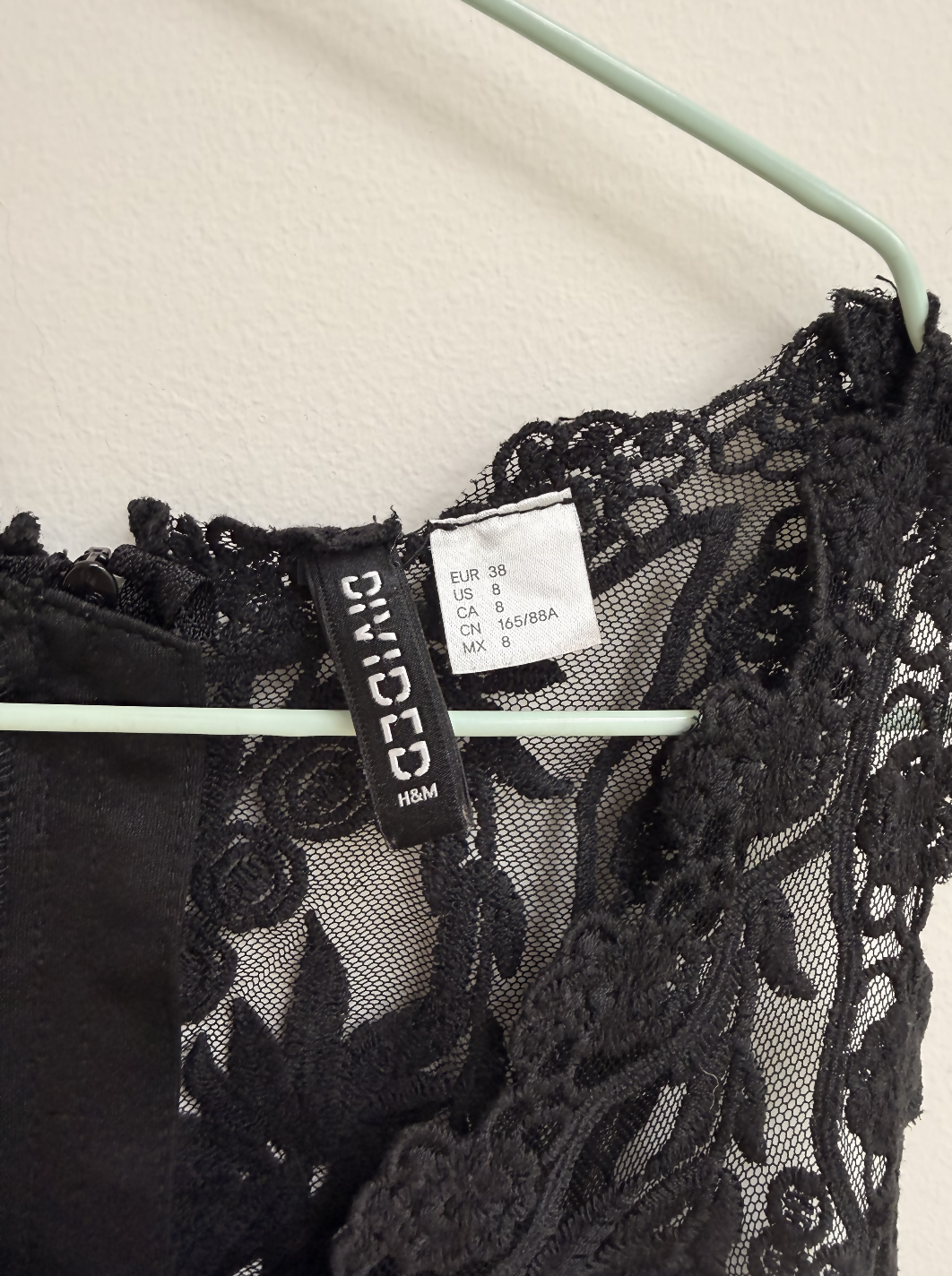 H&M Lace Mini Dress EUR 38