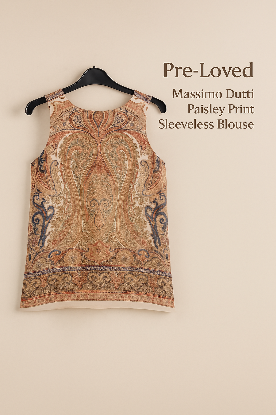 Massimo Dutti Paisley Print Blouse