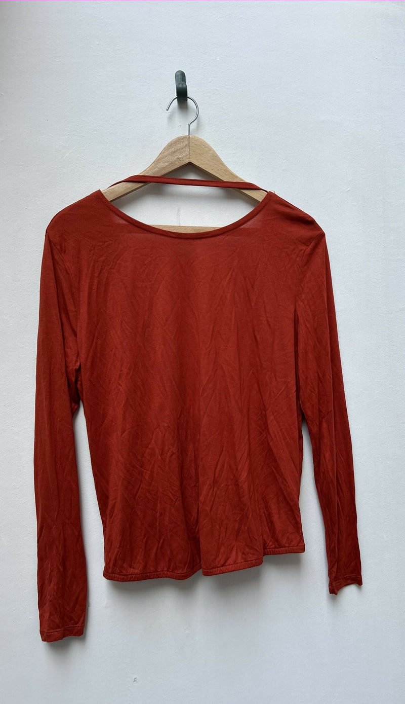 H&M Full sleeved Red Top Size L