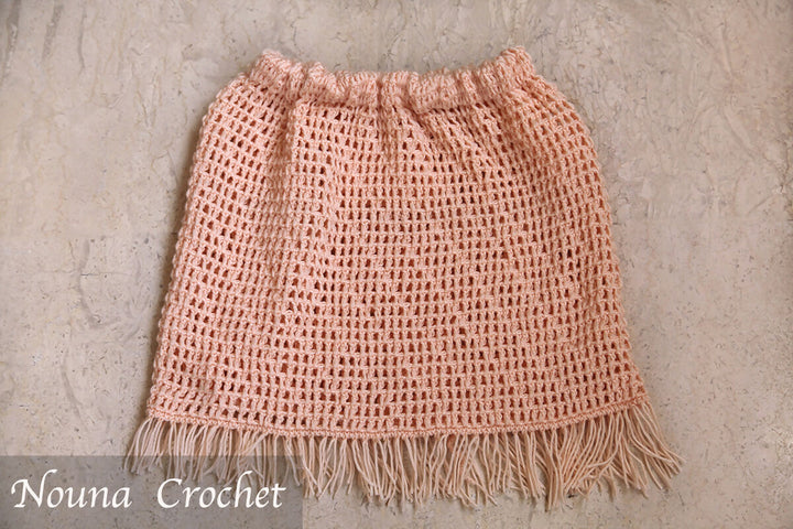 NEW Handmade Crochet 2-Piece-Set (Top + Skirt)