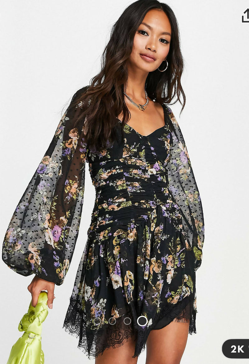 ASOS mini floral dress