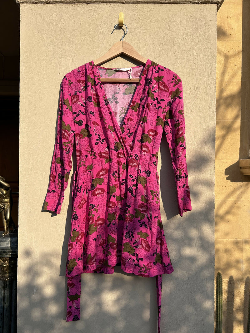 Floral Pink Zara Dress Size M