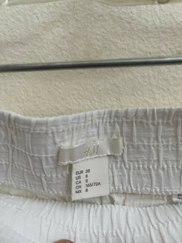 H&M White Lace Shorts Size EUR 38