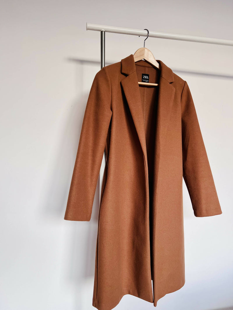 Zara Lapel Collar Coat - S