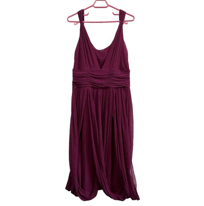 100% Natural Silk Dress - Soiree Dress Size: 38 EUR