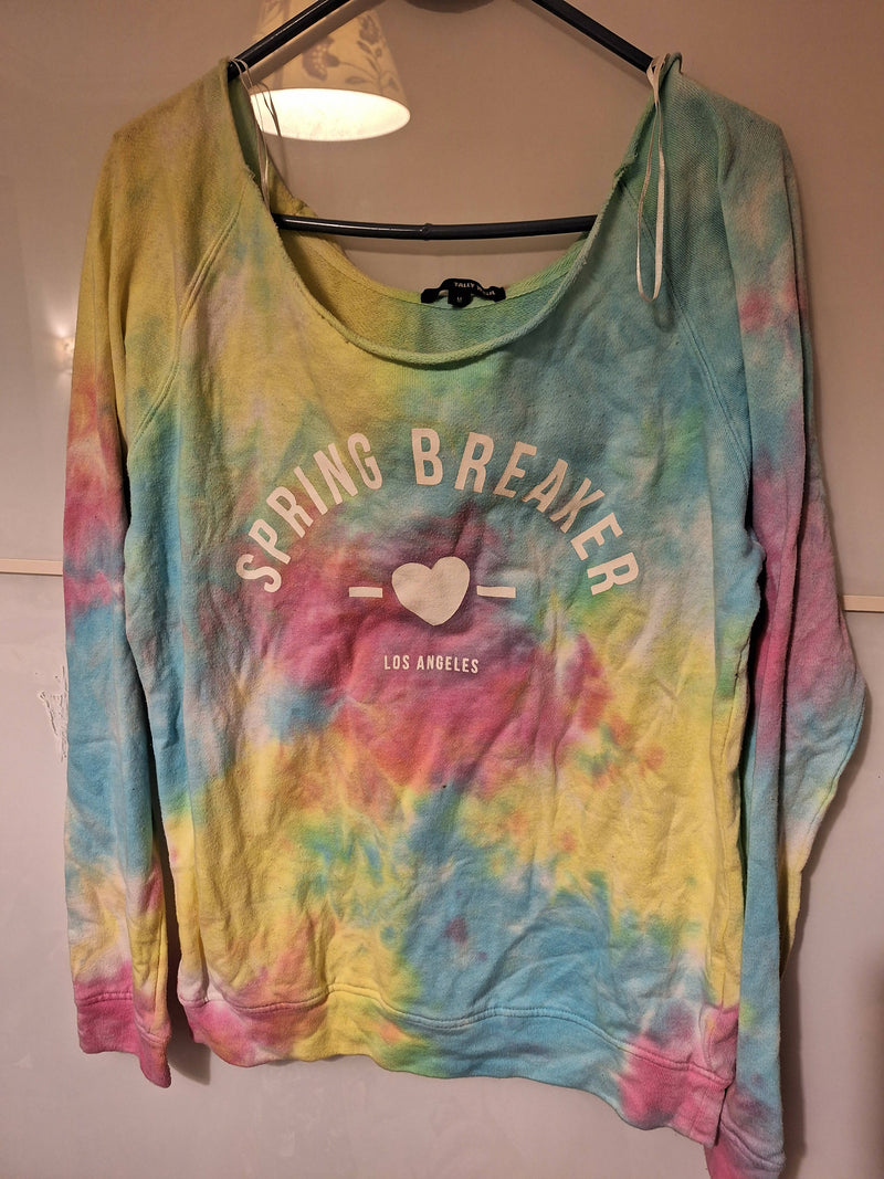 Tally Weijl Tie Die Sweater Size S-M