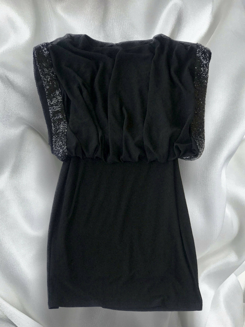 Black Generic Bodycon Dress Waist 80 Length 90