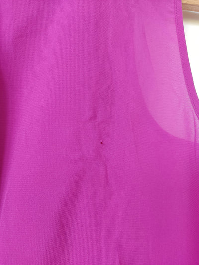 Medium Pink Sleeveless Formal Zara Top