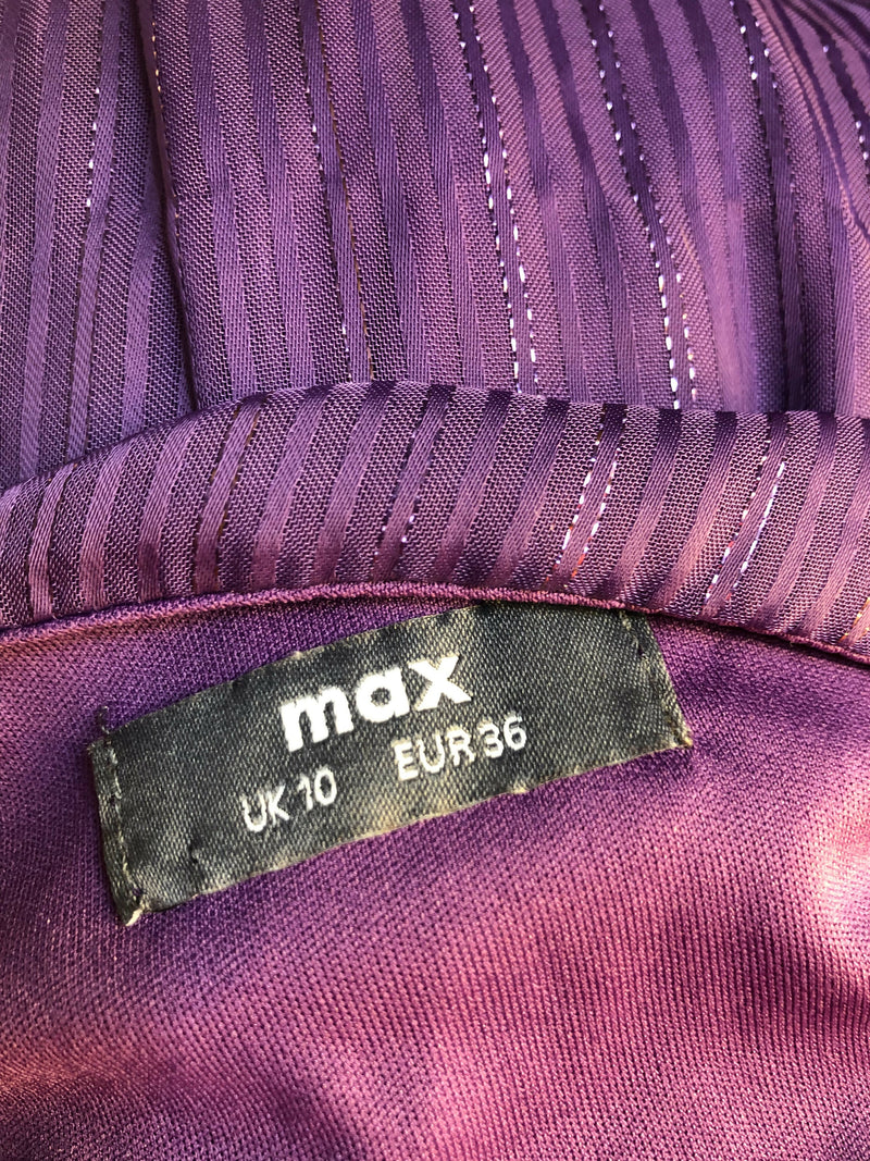 Max Purple Dress - Size 36 EUR