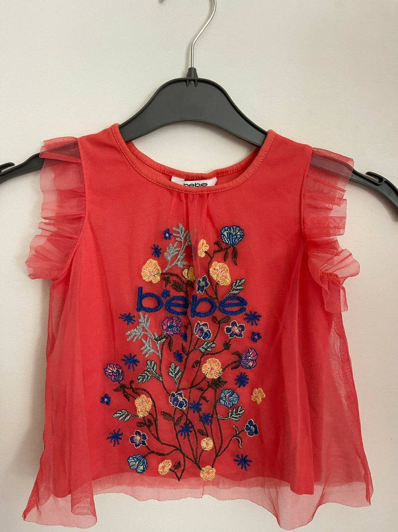 Bebe Girl top as new fit 2 yrs