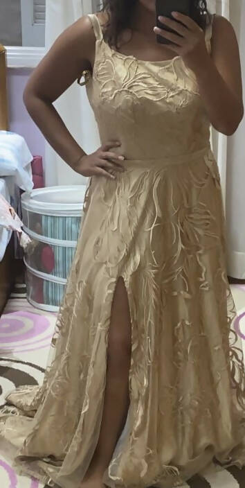 Gold Dress Size L