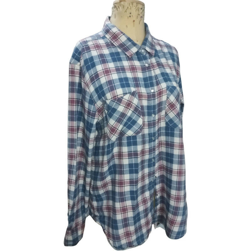 Emerson Cotton Plaid Shirt M-XL