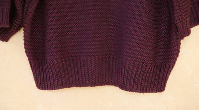 OR Purple/Burgundy Oversized Sweater Size S