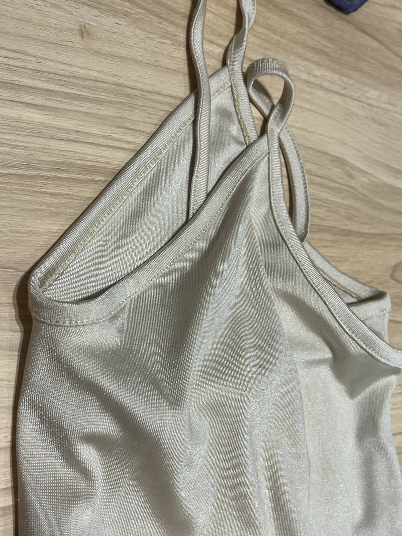 Gold Silk Top Size M from CROPP