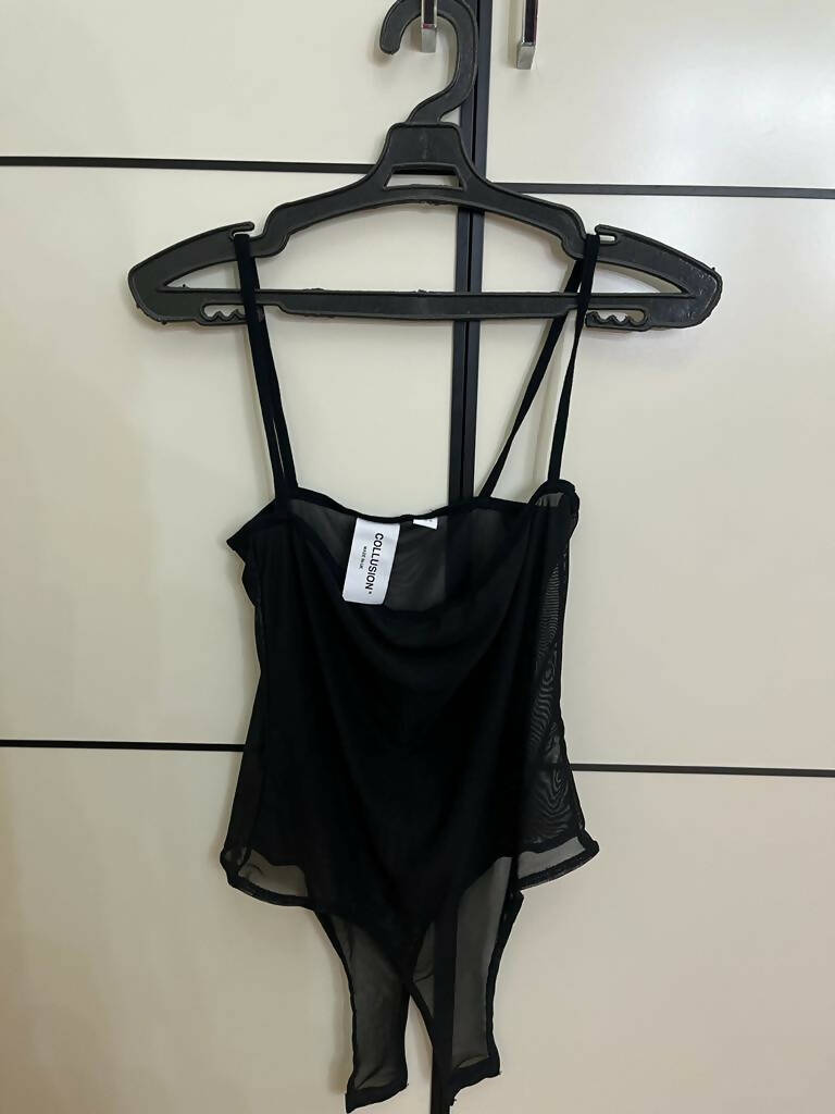 Collusion Black Mesh Body Suit EUR 38