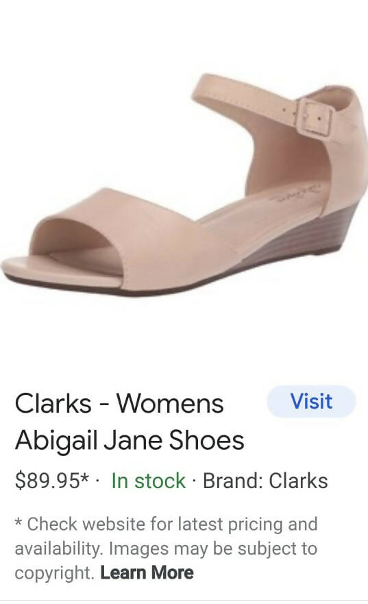 Nude Clarks sandals