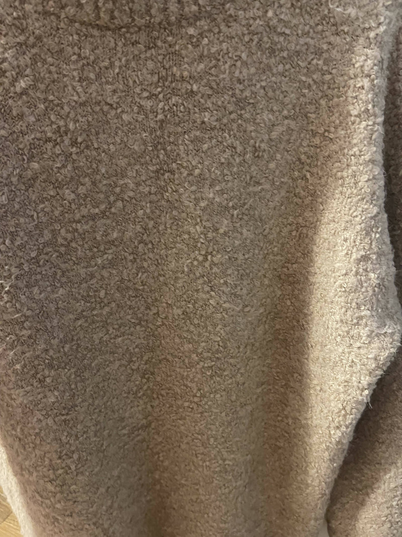 Zara Mohair Sweater Beige Size: S