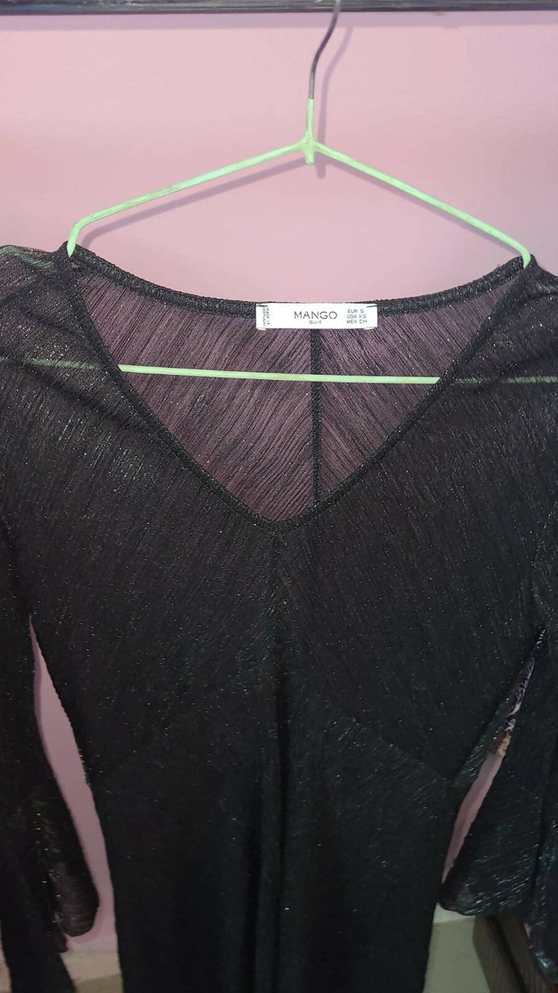 Mango Sheer dress size S