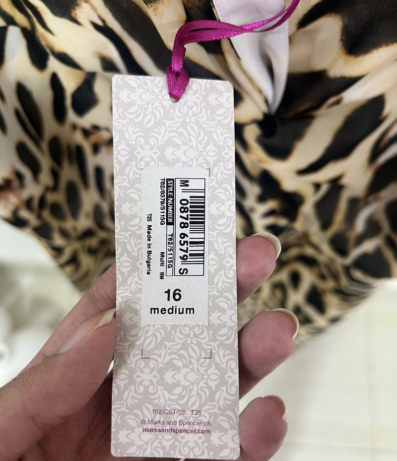 Marks and Spencer Tiger Chiffon Dress