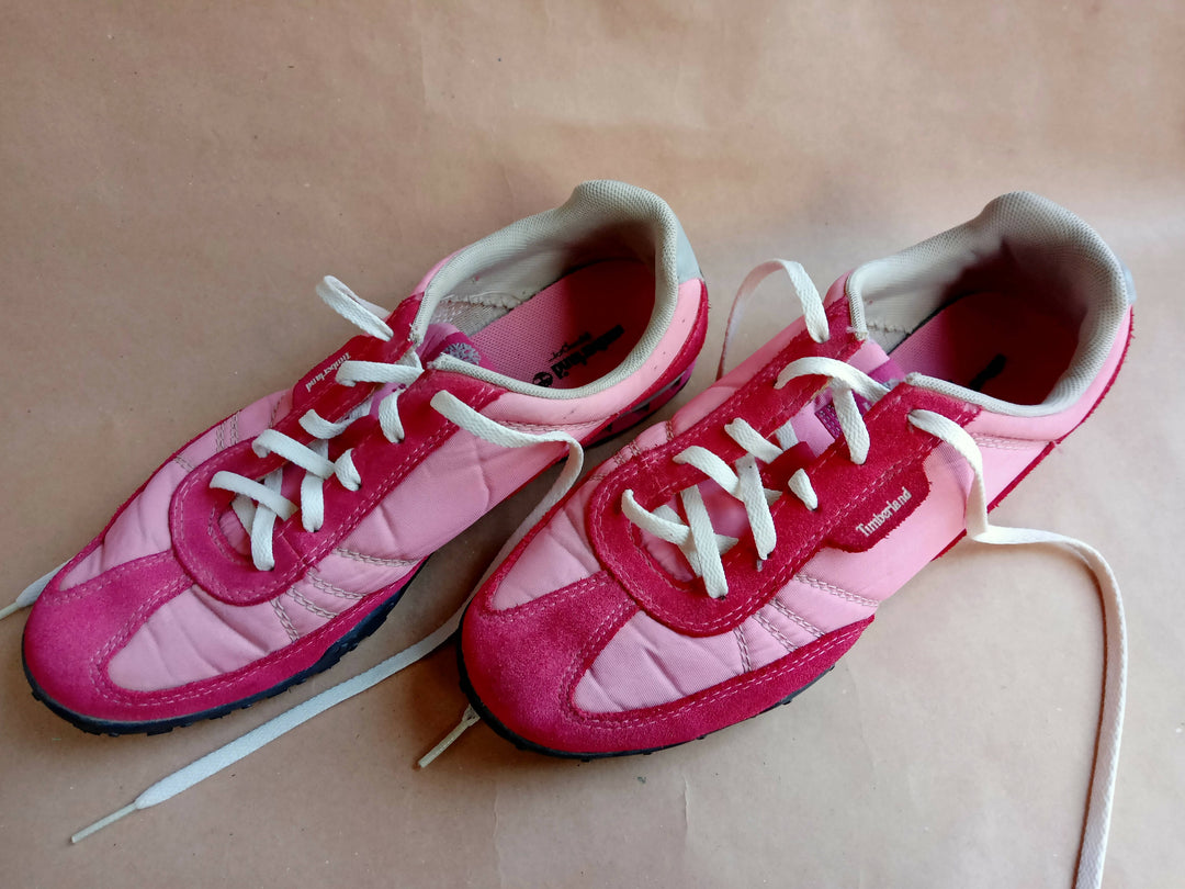 Timberland Women's Earthkeeper's Greeley Low Pink Trainers Size 39.5 EU