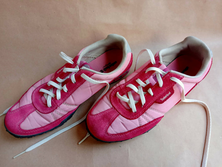 Timberland Women's Earthkeeper's Greeley Low Pink Trainers Size 39.5 EU