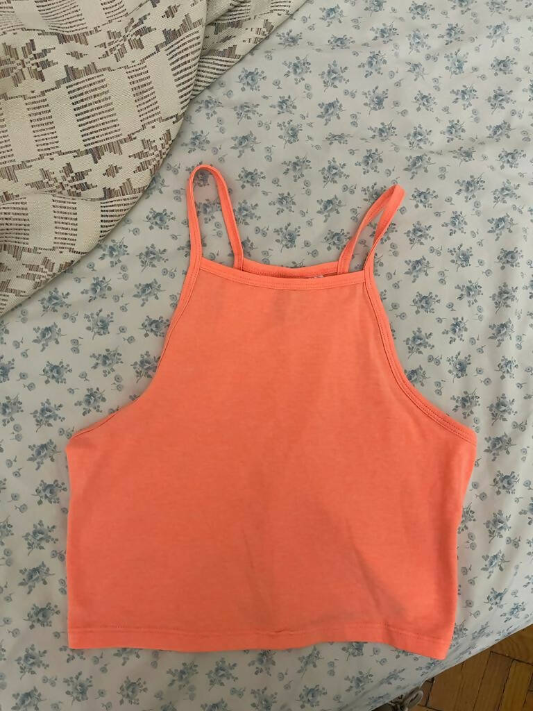 H&M Pink Cropped Top Size S