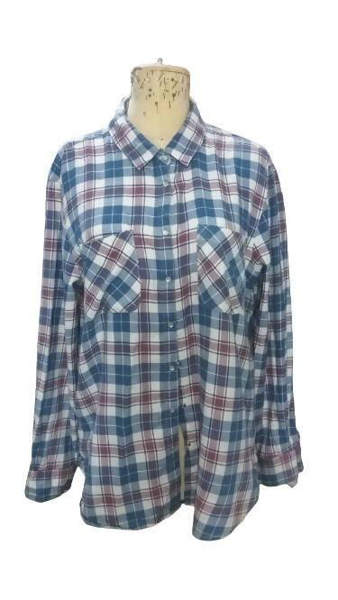 Emerson Cotton Plaid Shirt M-XL