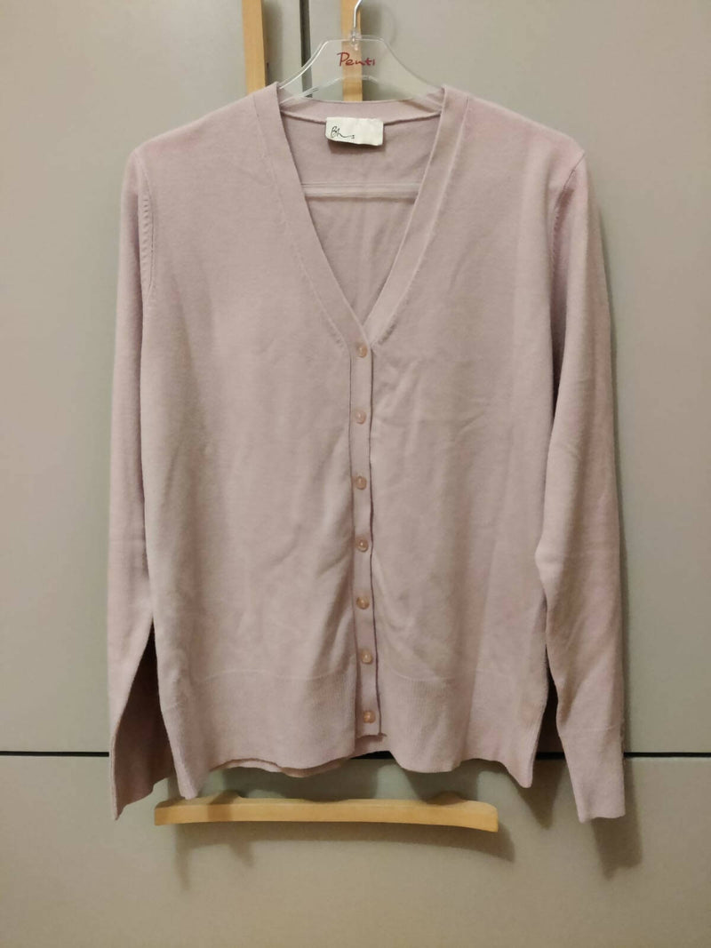 BHS Purple (foxglove) Knit Cardigan-Top Set Size:40