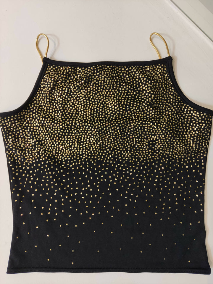 Top & Pants Black & Gold Set