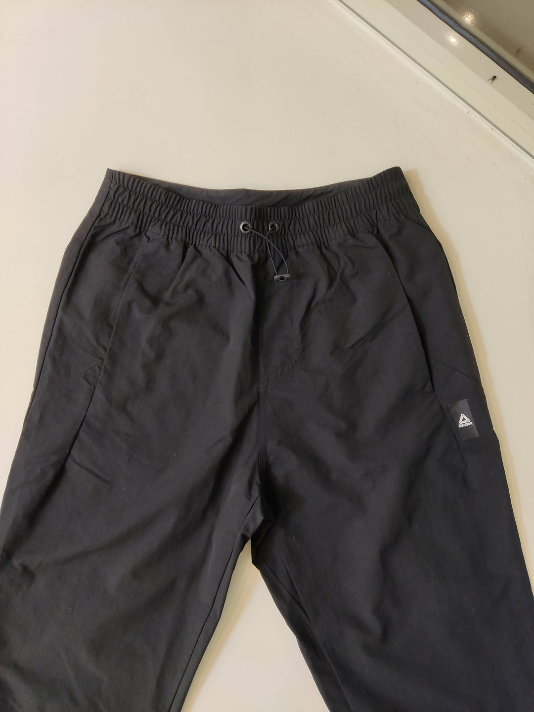 Black Nylon Reebok Pants Size XS