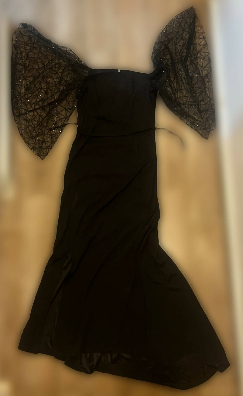 Custom Made Black Dress Size Large