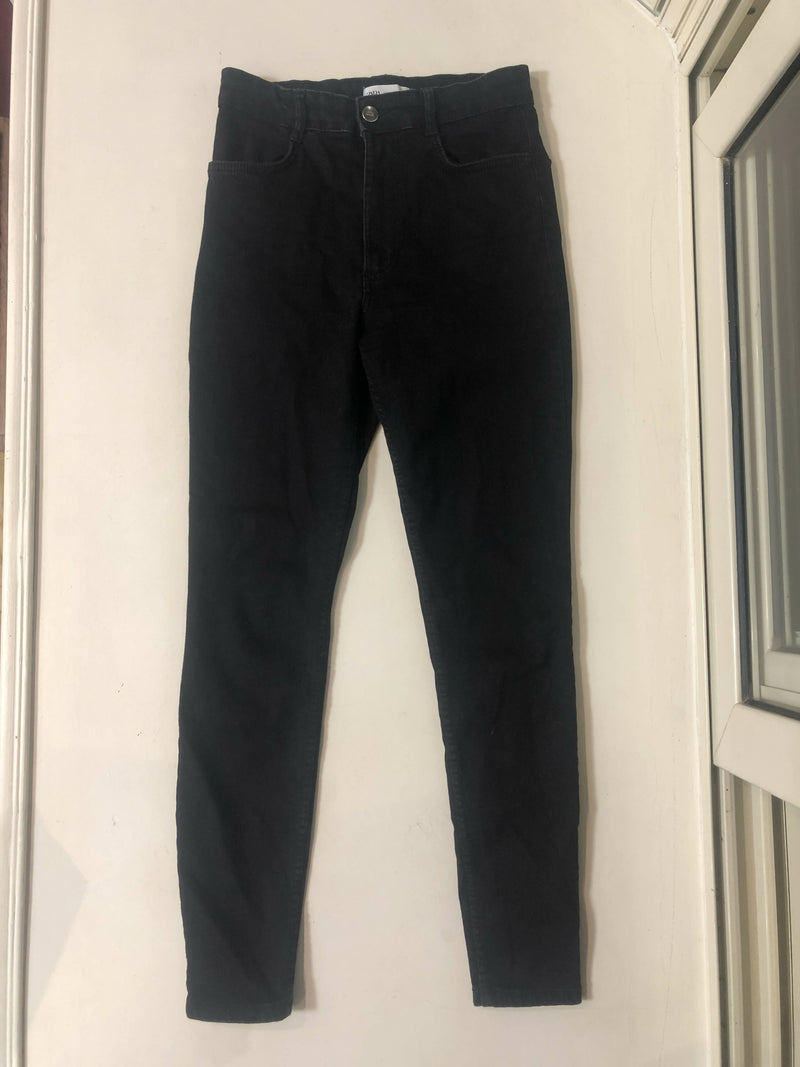 Zara Black Denim Size 38