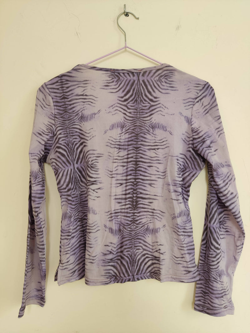 TALLY WEIJL Lilac Top Size M