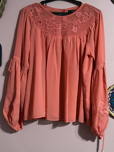 New watermelon Chiffon Blouse Size: S