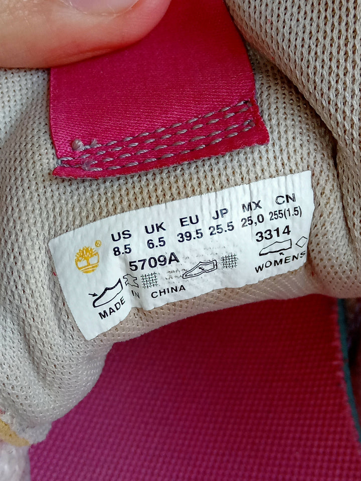 Timberland Women's Earthkeeper's Greeley Low Pink Trainers Size 39.5 EU
