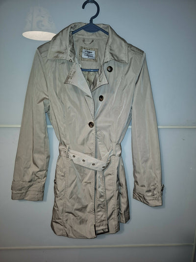 LCW Beige Trench Coat Size: S/M