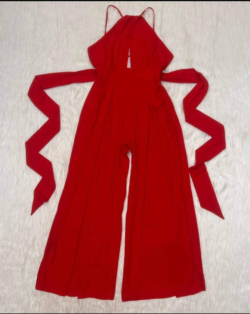 Red Jumpsuit Size L EU14