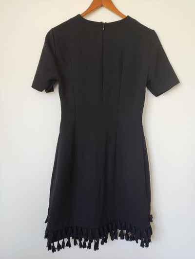 X-Small Black Zara Dress with Frills