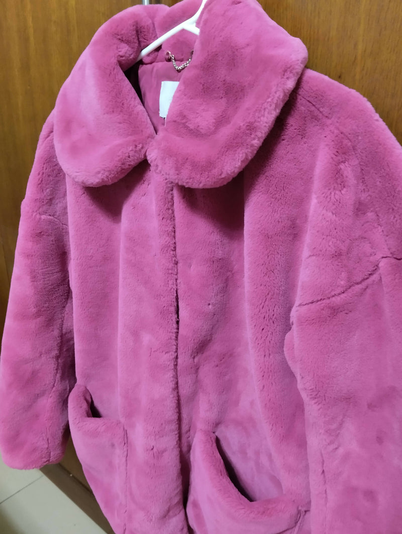 H&M Fur Jacket Size: S