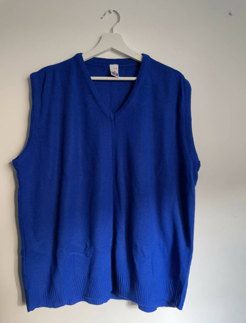 Royal Blue Sweater Vest Size 42