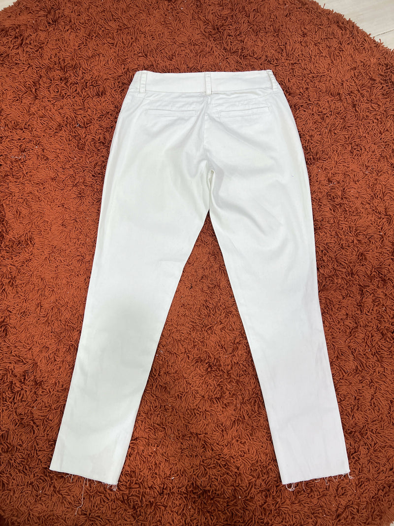 Lee Cooper White Straight Skinny Cropped Jeans 36-38EUR