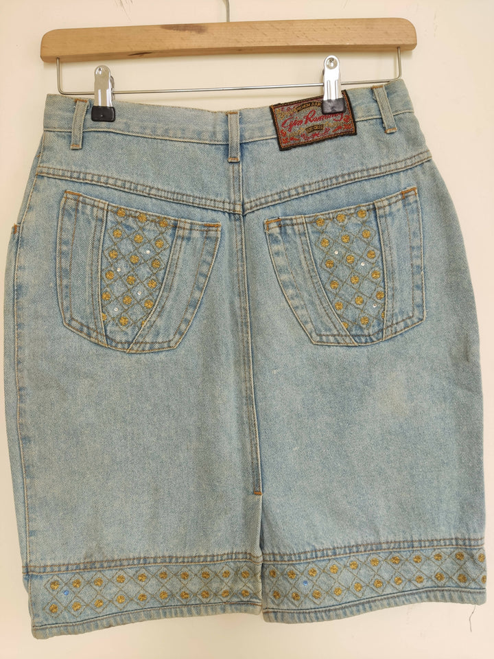 Vintage Denim Skirt Size M