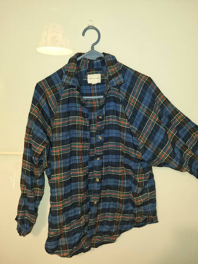 American Eagle Flowy Flannel Size M