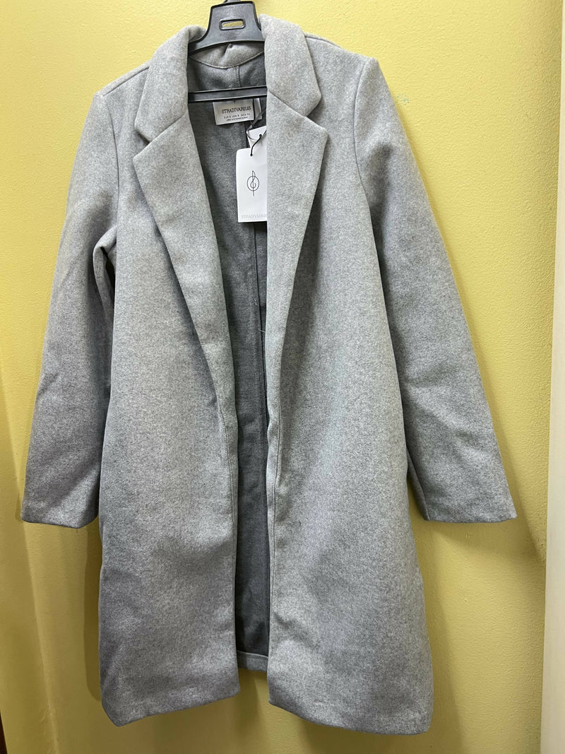 Stradivarius Grey Coat Size S