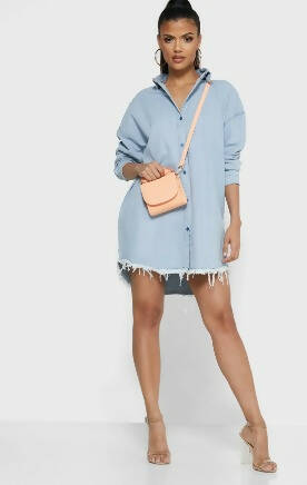 Missguided Denim Dress