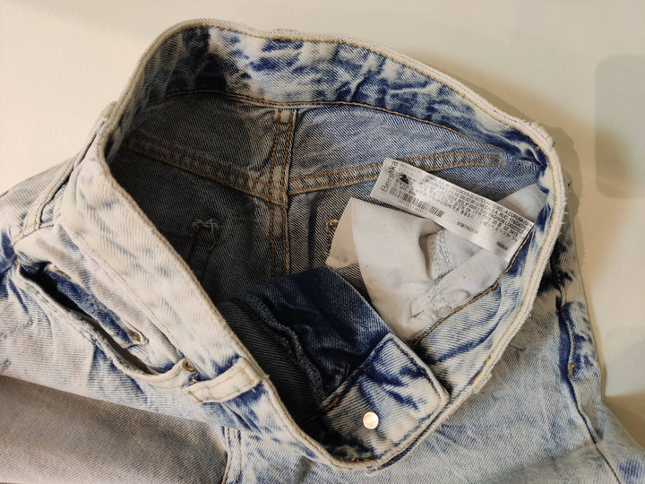 Bershka Light Wash Denim Pants Size S/M