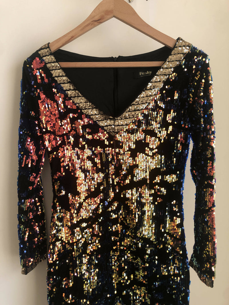 Sequins Dress Size: M