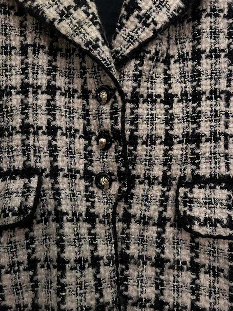 Vintage Classic Checkered Jacket Size M