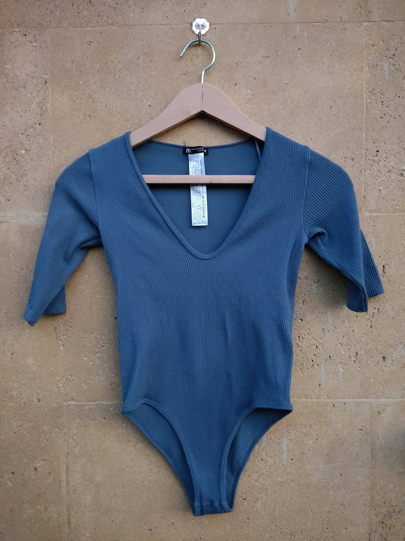 Zara Blue XS-S Bodysuit