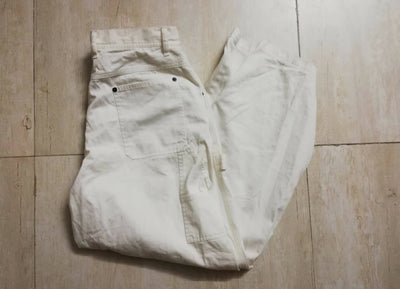 White Cargo Pant